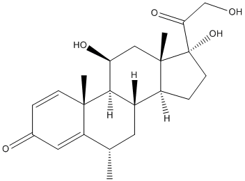 methylprednisolone 甲基强的松龙;甲基泼尼松龙;甲泼尼龙   83